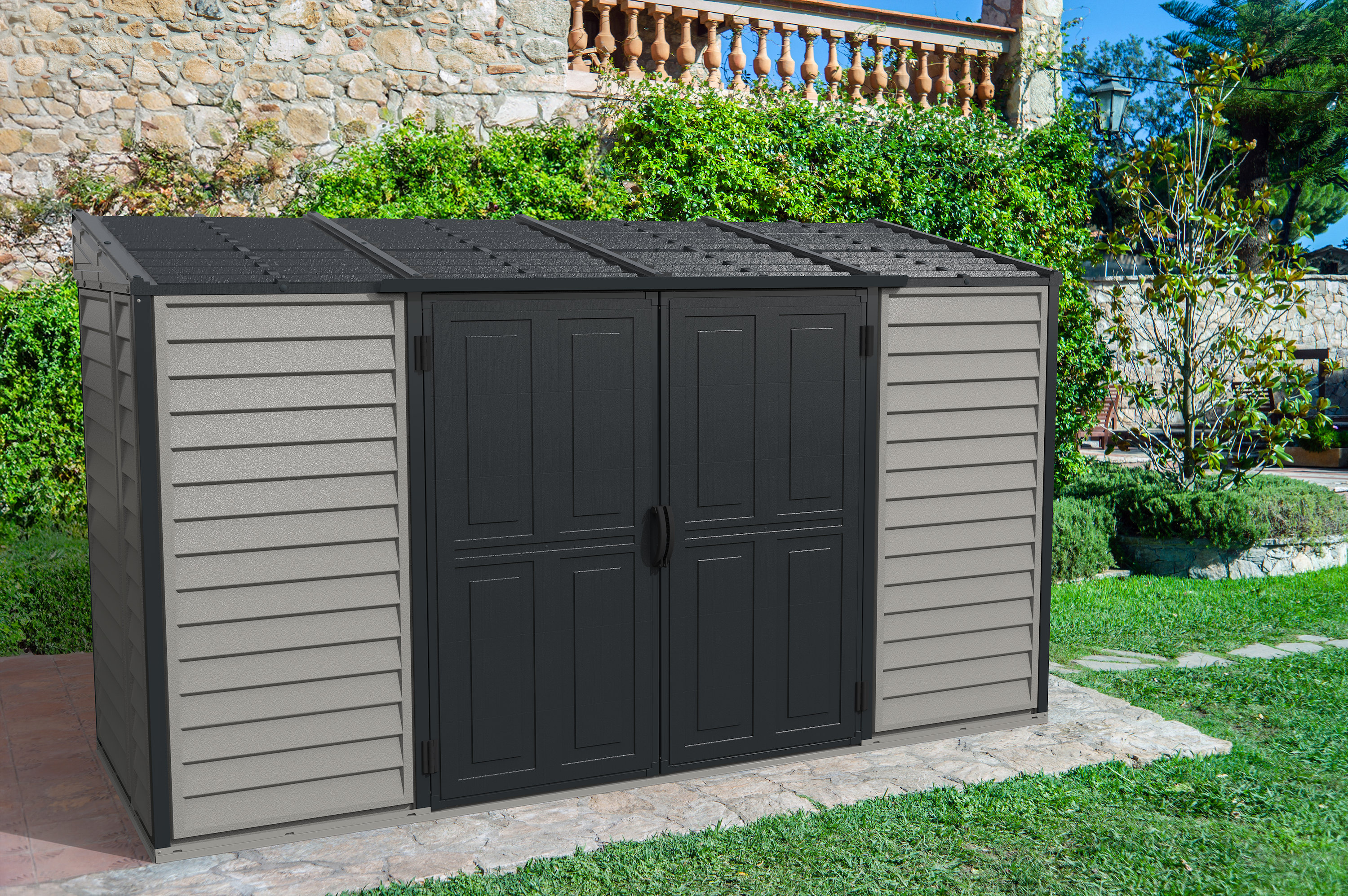 Duramax Building Products 10 X 4 Sidemate Pro Lean To Vinyl Shed